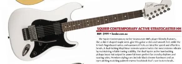 SQUIER CONTEMPORARY ACTIVE STRATOCASTER HH - PressReader