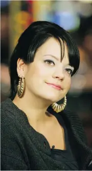  ?? Afp/getty Images/files ?? English singer-songwriter Lily Allen is expected to release a new album in March.