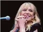  ?? Santiago Mejia/Special to the Chronicle 2016 ?? Courtney Love is also unimpresse­d by Madonna and Coachella headliner Lana Del Rey.
