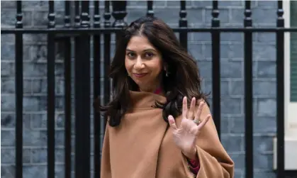  ?? Photograph: Future Publishing/ ?? Suella Braverman in Downing Street on 17 October. She has been accused of stoking ‘hatred and division’. Getty Images