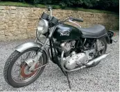  ??  ?? ‘This bike could be recommissi­oned quite easily as it is and used as a rider or restored to its former glory.’ Yup, just administer some snake oil and away you go