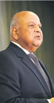  ??  ?? PRAVIN GORDHAN