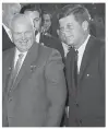  ?? AP FILE PHOTO ?? COLD WARRIORS: Nikita Khrushchev and John F. Kennedy in 1961.