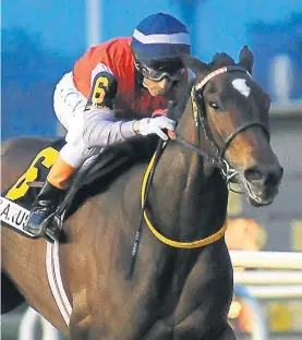  ?? S. BOEMO ?? Brindis. Belarusa busca un éxito de Grupo 1 en la Copa de Plata.