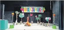  ?? CHERYL CLOCK SPECIAL TO THE ST. CATHARINES STANDARD ?? The set of the play Jungle Jamboree.