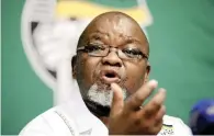  ?? PICTURE: THOBILE MATHONSI ?? UNDER FIRE: MPs slammed and rejected Mineral Resources Minister Gwede Mantashe’s maiden budget vote in Parliament yesterday.