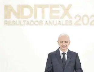  ?? ?? El consejero delegado de Inditex, Óscar García Maceiras, ayer.