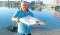  ??  ?? CATCH AND RELEASE: Edward Stopforth caught and released this garrick on the Swartkops River