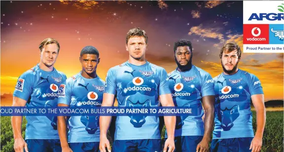  ??  ?? BIG BOYS . . . Some of the Vodacom Blue Bulls players who are expected to make the trip to Harare today for Saturday’s rugby jamboree at the National Sports Stadium