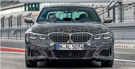  ??  ?? More aggressive bumpers with larger intakes are the biggest hint that you are looking at an M340i.