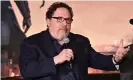  ??  ?? ‘They carved the way’ … Jon Favreau at a Disney+ promotion for The Mandaloria­n. Photograph: Alberto E Rodríguez/ Getty Images for Disney