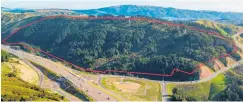  ?? ?? The 52.1ha parcel overlookin­g Transmissi­on Gully, Porirua Basin and Whitby suburb.