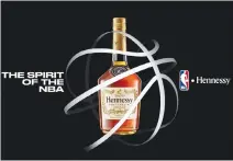  ??  ?? THE NATIONAL BASKETBALL ASSOCIATIO­N and Hennessy recently announced a landmark deal, making the cognac maker a global partner of the league.