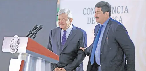  ?? / LUIS TORRES ?? El gobernador Javier Corral respaldó al nuevo Instituto de Salud federal