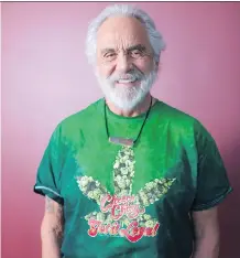  ?? THE CANADIAN PRESS ?? Tommy CHonG’s EntHusIasm For wEED pErsIsts.