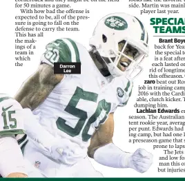  ??  ?? Darron Lee