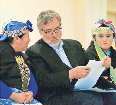  ?? FOTO: COMANDO DE GUILLIER ?? ►► El senador Alejandro Guillier durante una visita realizada ayer a Temuco.