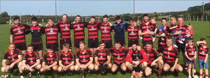  ??  ?? The Newmarket Duhallow Junior B Football champions.