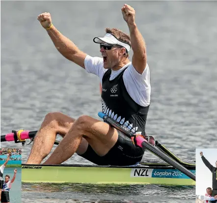  ??  ?? Mahe Drysdale has called time on a career where his refusal to quit and huge heart earned him a host of accolades, including gold medals at the 2012 London, left, and 2016 Rio Olympic Games, right.