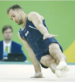  ?? (Reuters) ?? ISRAELI GYMNAST Alex Shatilov’s Olympics ended in bitter disappoint­ment yesterday after he failed to qualify for the floor and the horizontal bars finals.