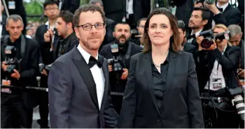  ?? ?? Coen and wife Tricia Cooke in a file photo from the Cannes Fest in 2015