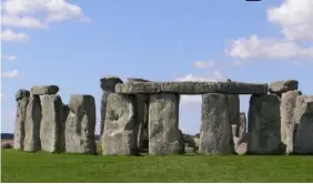  ?? ?? ROCK N ROLL: Stonehenge. Picture: The Arts Society Wokingham