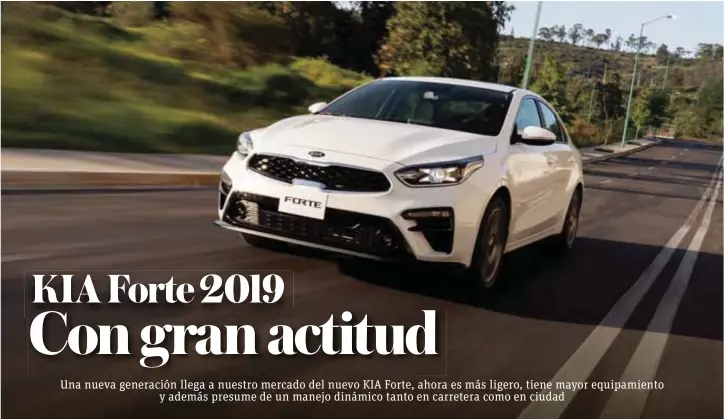  ?? |KIA MÉXICO ?? La parrilla frontal es, sin duda, un elemento clave para destacar el nuevo lenguaje de diseño de la marca.