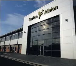  ??  ?? Because of lockdown, Faye had to go to see her midwife at Burton Albion’s Pirelli Stadium, something that she found ‘unusual’