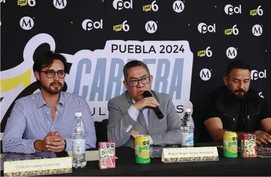  ?? ANDRÉS LOBATO ?? Miguel Ángel Vargas invitó a los deportista­s y a todos los miembros de la audiencia de Canal 6 y de Milenio a participar.