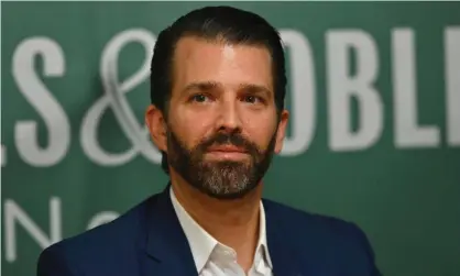  ?? Photograph: Angela Weiss/AFP via Getty Images ?? Donald Trump Jr attends a signing event for his book Triggered at Barnes & Noble in New York, New York, on 5 November.