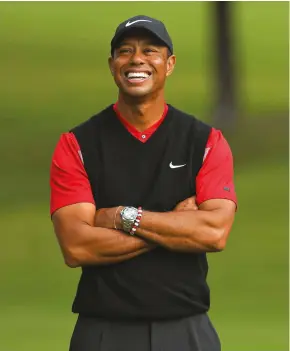  ??  ?? Tiger Woods had a lot to smile about after the
Zozo Championsh­ip in Japan in October