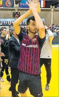  ?? FOTO: FCB ?? Esquerdinh­a fue la estrella del partido con tres tantos