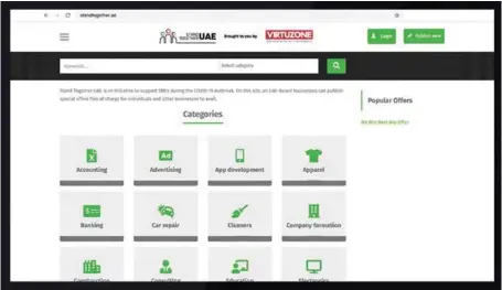  ??  ?? Free platform: Stand Together will help business raise revenue, maintain their order books and keep supporting their workforces