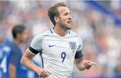  ?? AFP ?? England forward Harry Kane during a friendly game against France.