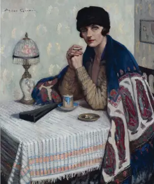  ??  ?? LEFT: Agnes Goodsir
Girl with cigarette, c.1925 Bendigo Art Gallery
Bequest of Mrs Amy E Bayne, 1945 Photo credit: National Gallery of Australia