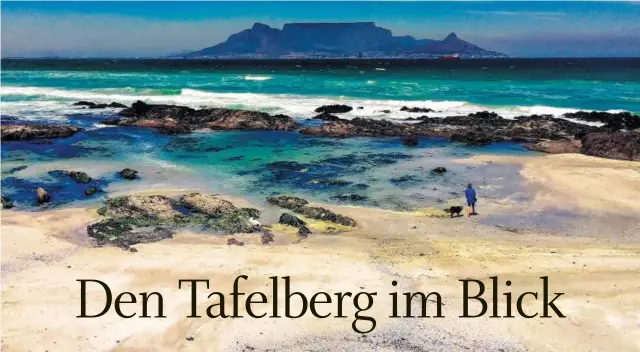  ?? BILD: SN/PIXABAY/ROHAN REDDY ?? Surferpara­dies vor den Toren von Kapstadt: Bloubergst­rand.