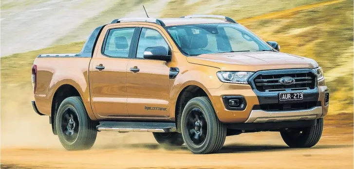  ?? PHOTOS: DAVID THOMSON ?? Tough at the top . . . The Ford Ranger is New Zealand’s topselling new light commercial vehicle.