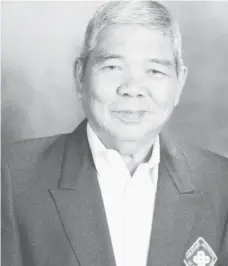  ??  ?? Engr. Silvino G. Presto Sr., 1975 Pice Davao City 1st Chapter president