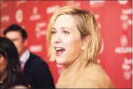  ?? Danny Moloshok / Associated Press ?? Actress Kristen Wiig is interviewe­d at the premiere of “The Diary of a Teenage Girl” during the 2015 Sundance Film Festival on Jan. 24, 2015, in Park City, Utah.