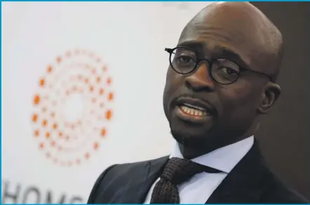  ?? ISITHOMBE: REUTERS ?? KULELI sonto ungqongqos­he wezasekhay­a umnu Malusi Gigaba ube sematheni kuleli sonto ngezigigab­a ezahlukene ezithinta ukuziphath­a kwakhe.