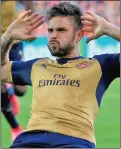  ??  ?? UP AND RUNNING: Giroud put Arsenal ahead against Swansea
