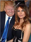  ??  ?? plans: Trump with wife Melania
