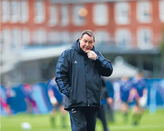  ?? Photo: GETTY IMAGES ?? All Blacks coach Steve Hansen says there is a heightened sense of excitement in his squad for their World Cup opener against Argentina at Wembley in London on Monday.