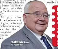  ?? ?? WARNING Sean O Fearghail