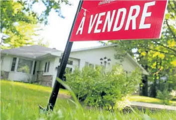  ?? POSTMEDIA FILES ?? Sales of existing homes in Montreal reached record numbers last month, amid growing concerns that foreign buyers may see it as an alterative to Vancouver and the Greater Toronto Area.