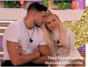  ??  ?? They found love in the Love Island villa