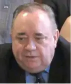  ?? ?? Jowly: Alex Salmond yesterday