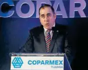  ?? /CARLOS LUNA ?? Roberto Vega, presidente de la Coparmex en Tijuana