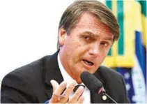  ?? FABIO RODRIGUES POZZEBOM/AGÊNCIA BRASIL ?? Bolsonaro só fica atrás de Lula na pesquisa MDA/CNT, em São Paulo