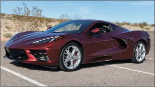  ?? MARK PHELAN/DETROIT FREE PRESS ?? The 2020 Chevrolet Corvette Stingray is a mid-engine model.